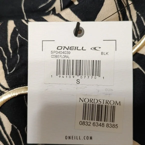O’Neill Floral Crop Top Size S - Picture 3 of 5